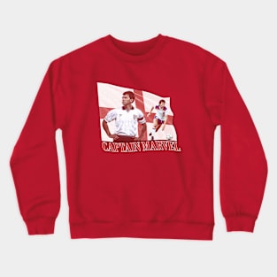 OG Euros Heroes - Bryan Robson - CAPTAIN MARVEL Crewneck Sweatshirt